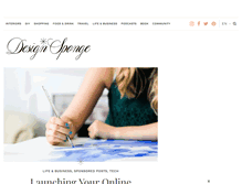 Tablet Screenshot of designsponge.com